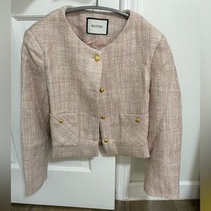 Women's Pink Tweed Jacket